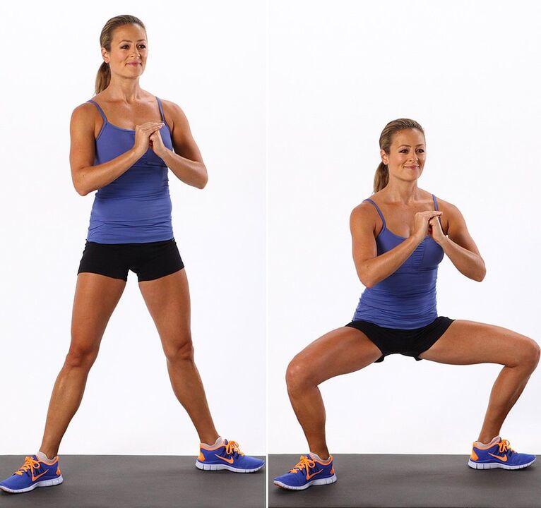 plié squats to lose weight